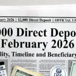 $2000 Direct Deposits February 2026