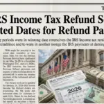 2026 IRS Income Tax Refund Schedule