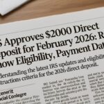 IRS Approves $2000 Direct Deposit for February 2026