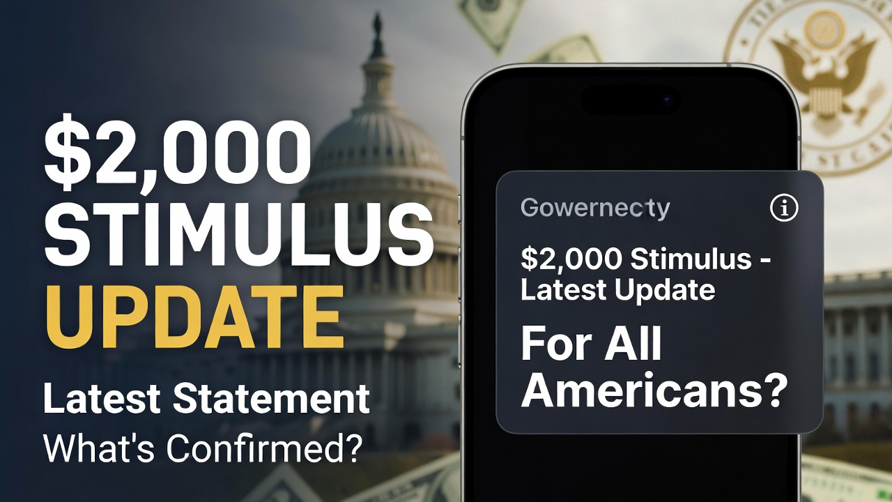 $2,000 Stimulus Checks Update For ‘All Americans’