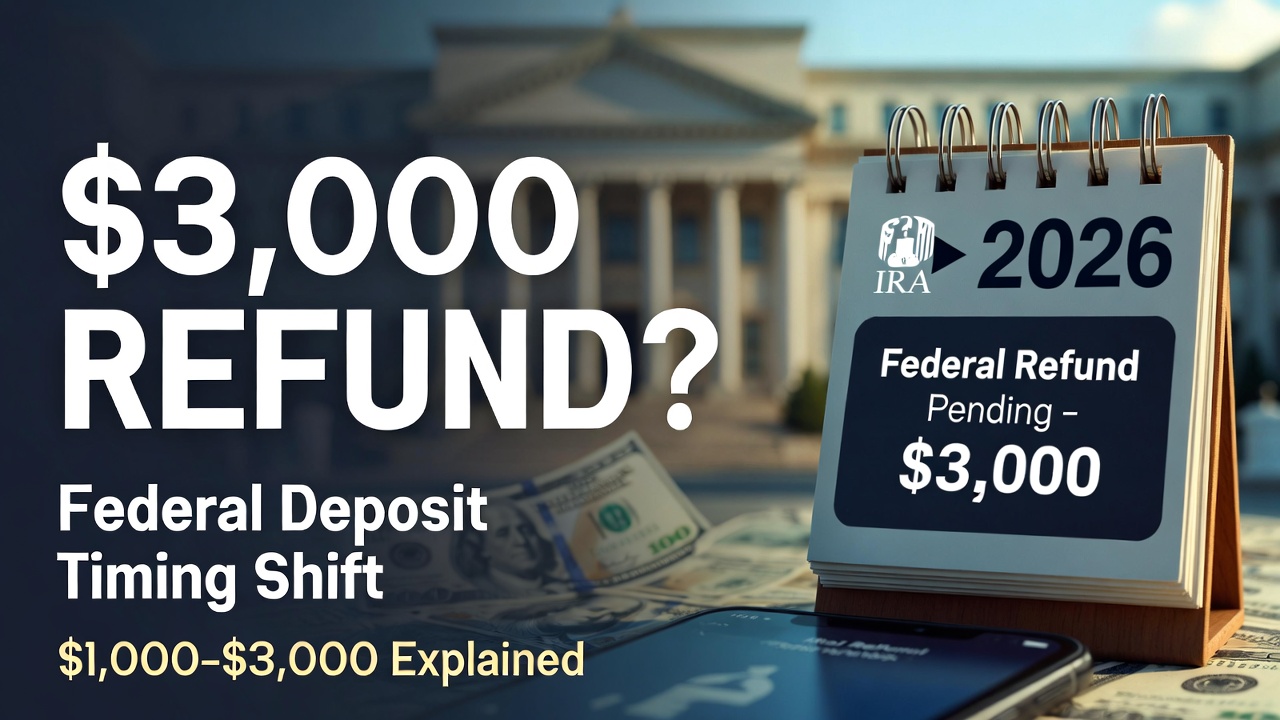 $3000 federal refund
