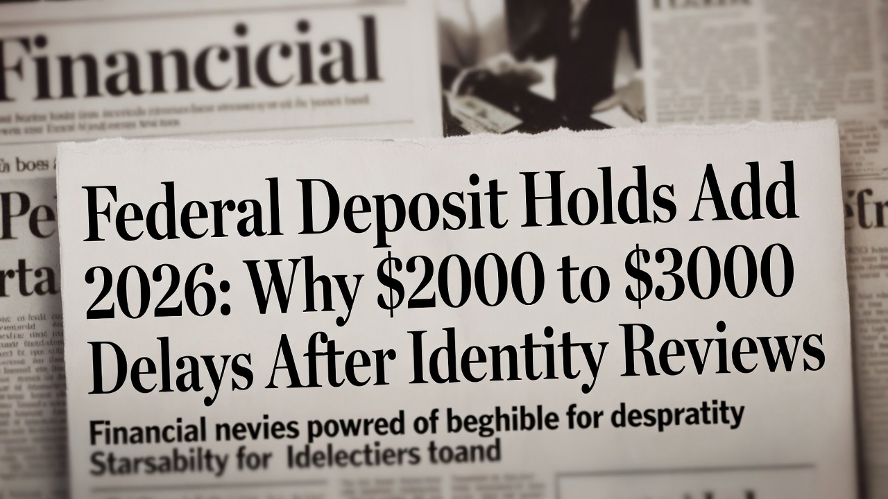 Federal Deposit Holds Add 2026
