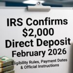 IRS Confirms $2,000 Direct Deposit for February 2026