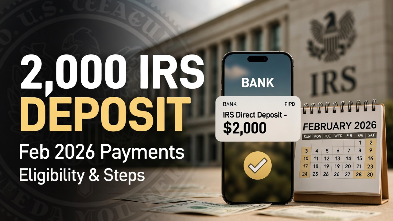 Get $2,000 From IRS in February 2026
